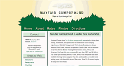 Desktop Screenshot of mayfaircampground.com